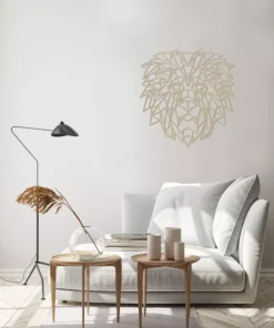 Geometrische leeuwenkop Wanddecoratie - Afbeelding 6