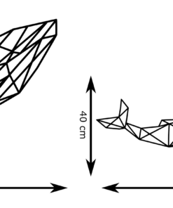 Geometrische walvis Wanddecoratie - Afbeelding 5