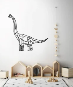 Alternative view of Geometrische Brachiosaurus Wanddecoratie