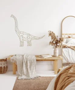Geometrische Brachiosaurus Wanddecoratie