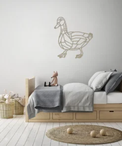 Alternative view of Geometrische Eend Wanddecoratie