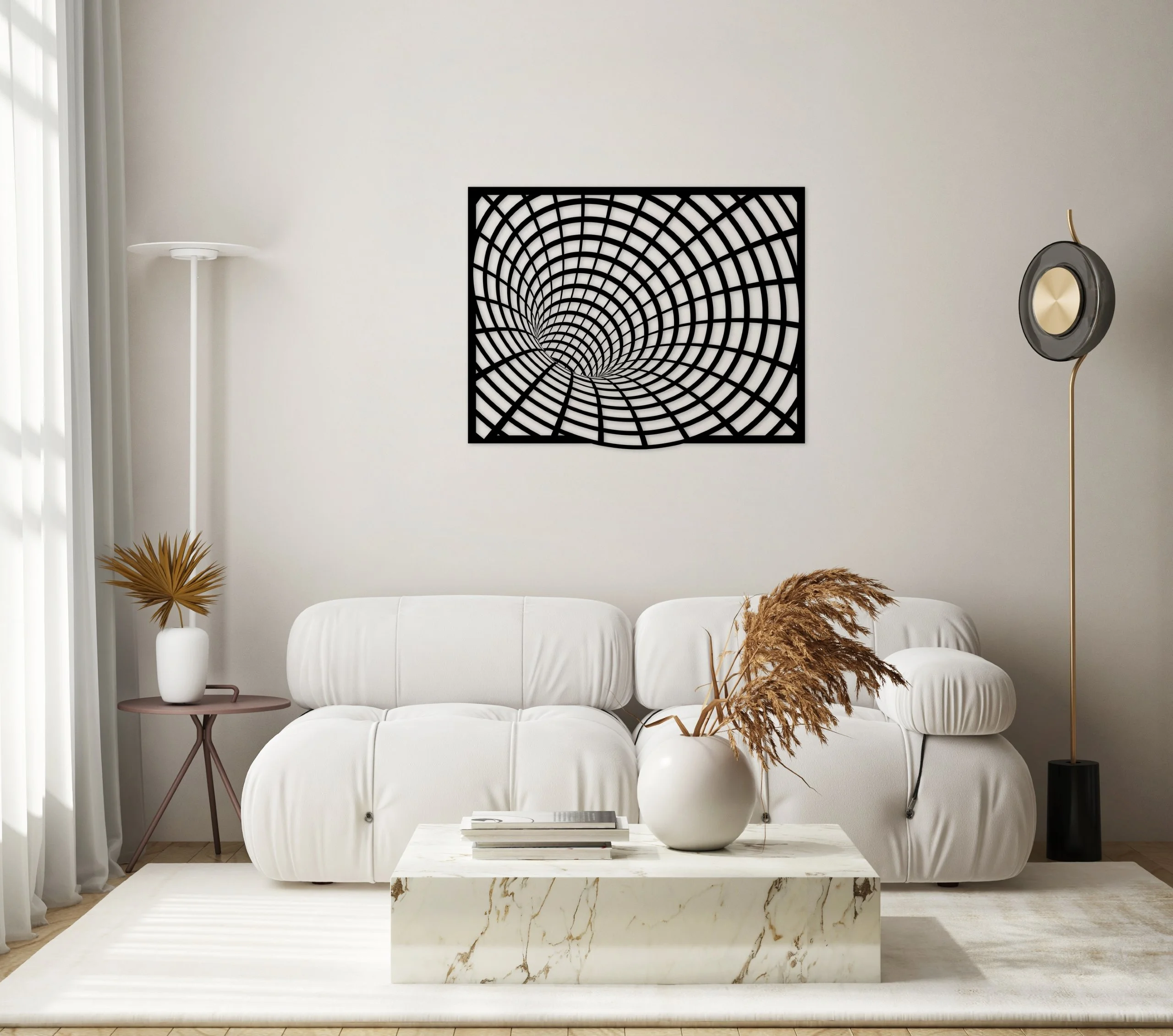 Wormgat illusie Wanddecoratie - Afbeelding 6