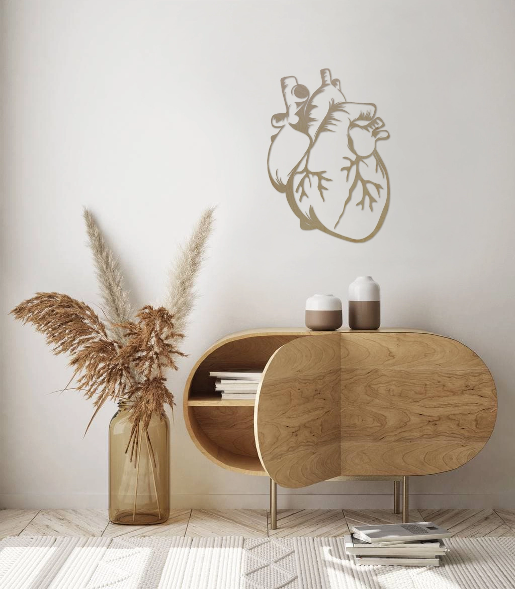 Menselijk hart Wanddecoratie