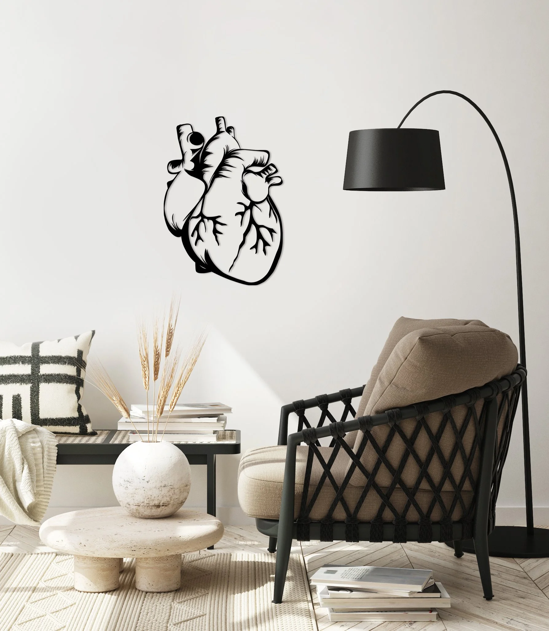Menselijk hart Wanddecoratie - Afbeelding 2