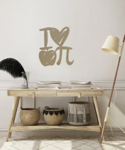 I love apple pi Wanddecoratie