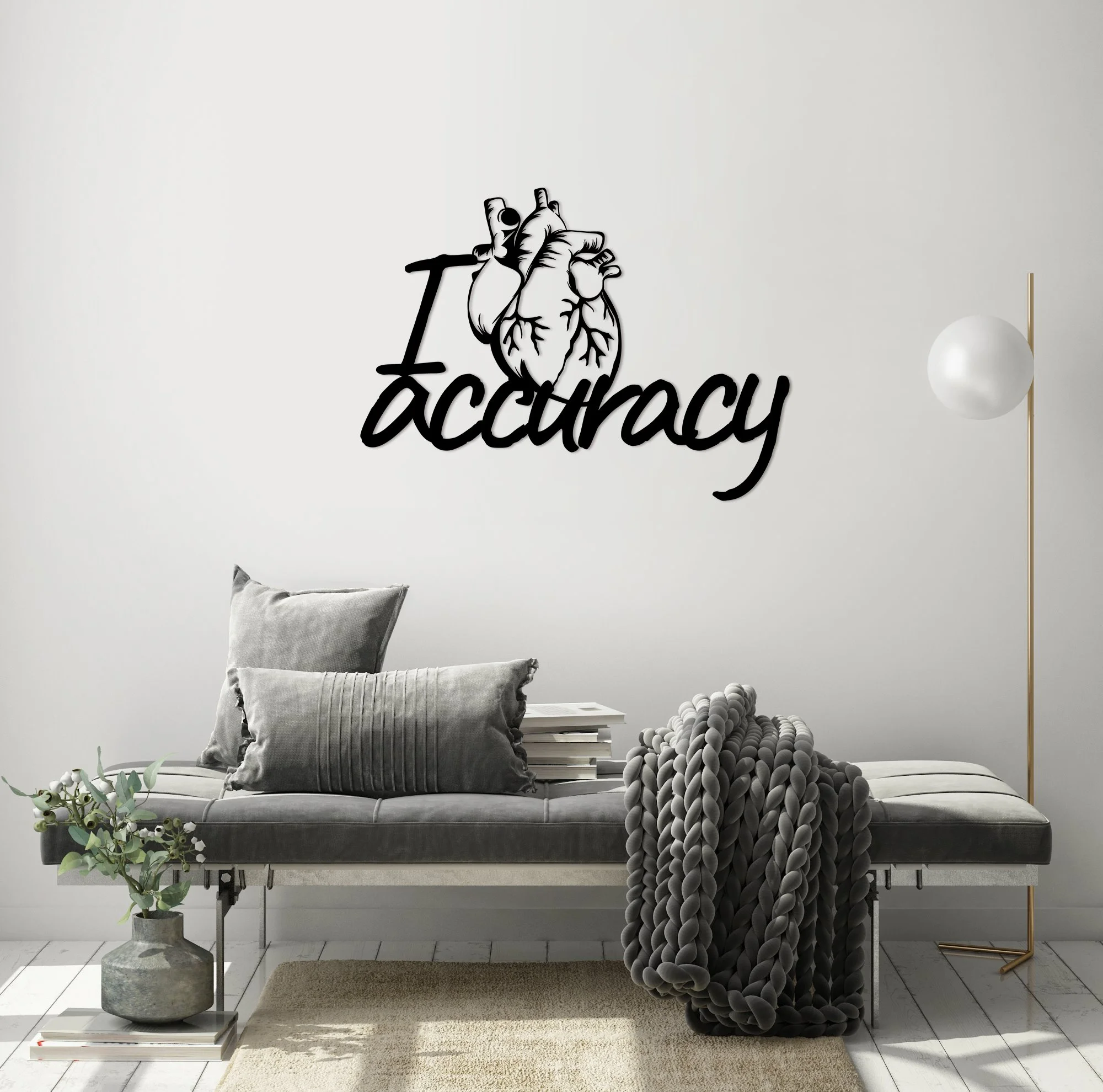 I love accuracy Wanddecoratie - Afbeelding 2