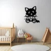 Kitten met naam Wanddecoratie