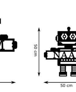 Robot met naam Wanddecoratie - Afbeelding 5