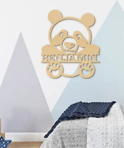 Panda met naam Wanddecoratie - Afbeelding 6