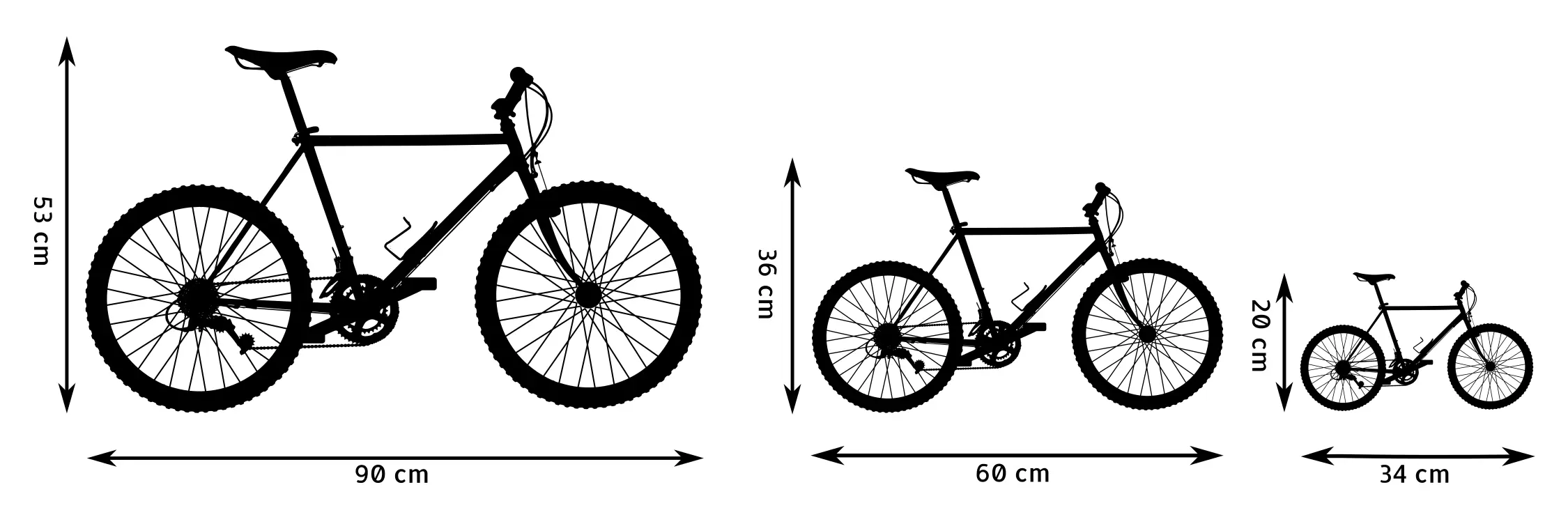 Retro mountainbike – wanddecoratie – Laser gesneden – hout - 3 maten - Moderne Muurdecoratie - Afbeelding 3